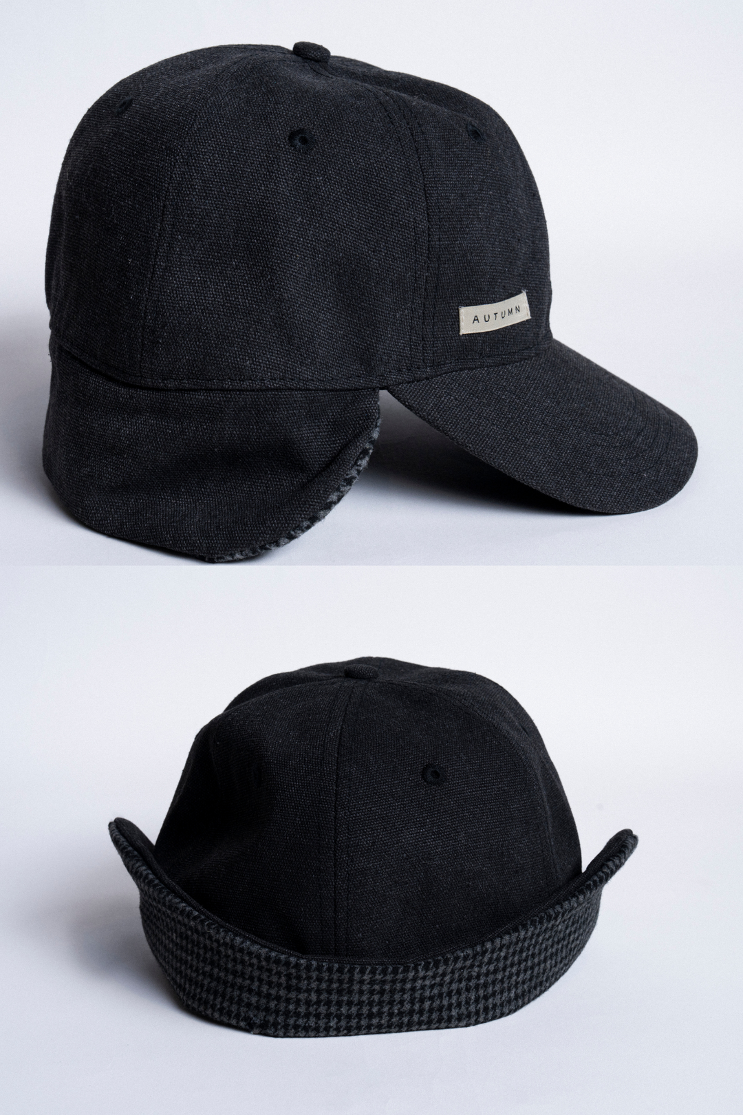 WASHED CANVAS FLAP CAP