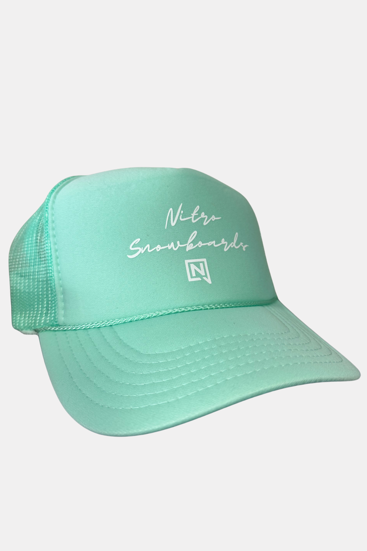 Nitro Foam Trucker Hat, Seafoam