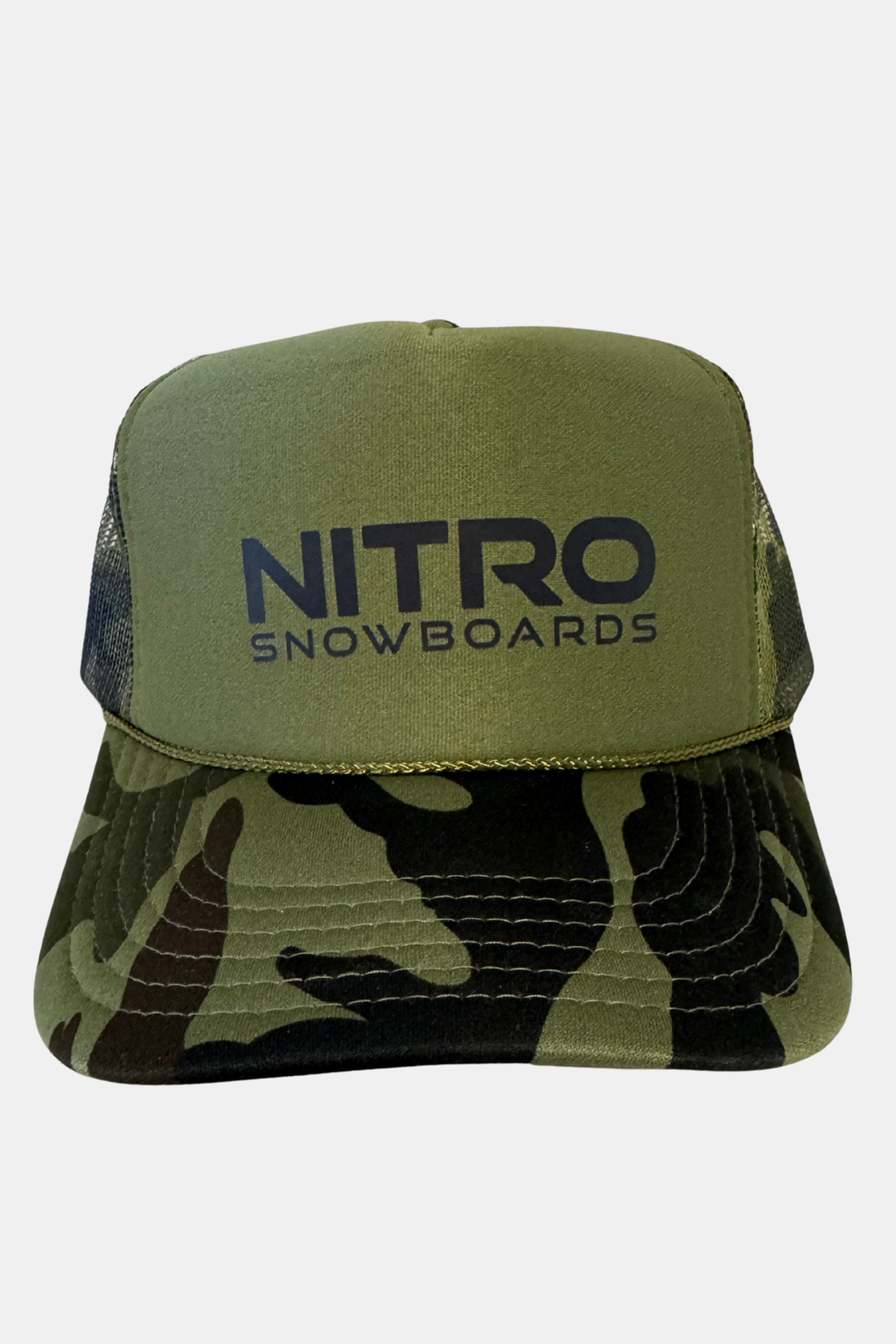 Nitro Foam Trucker Hat, Camo