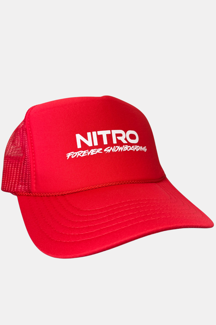 Nitro Foam Trucker Hat, Red
