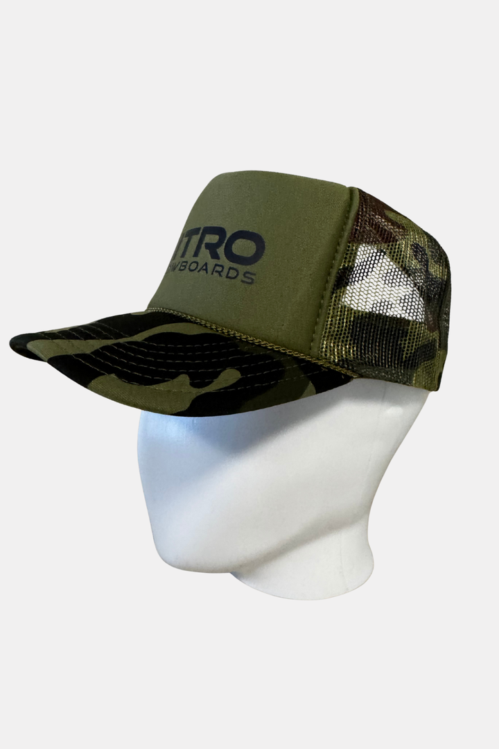 Nitro Foam Trucker Hat, Camo