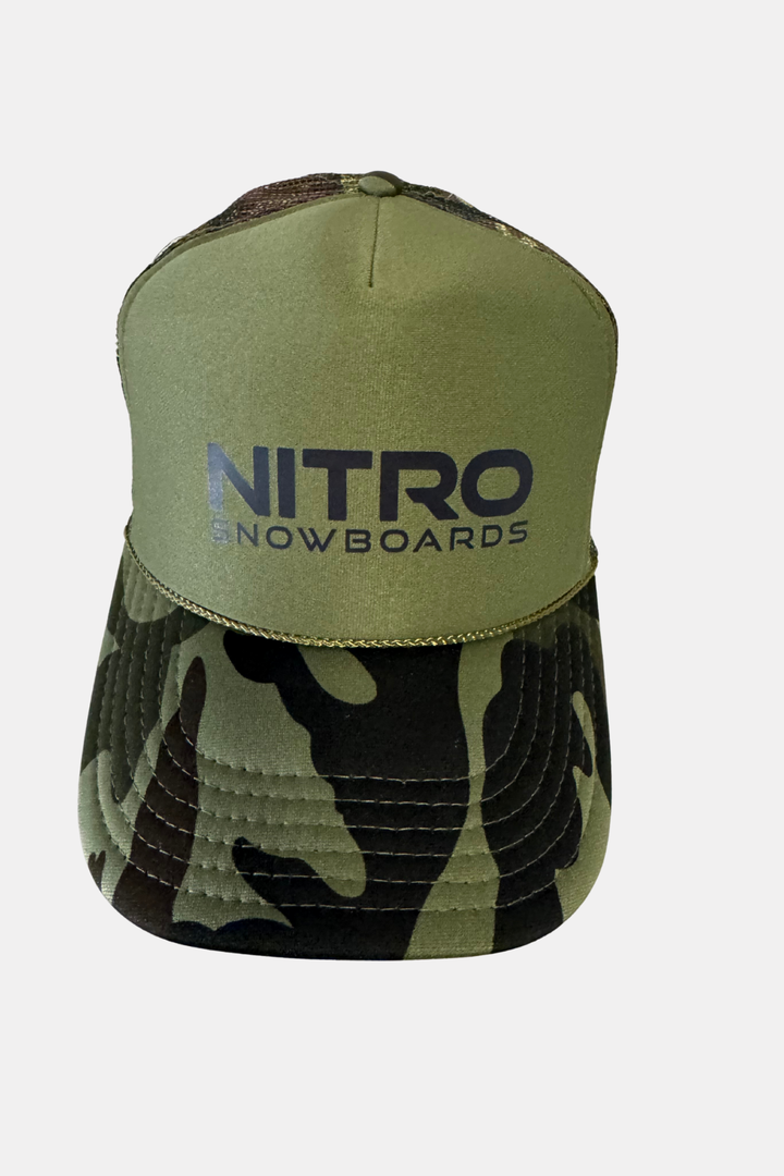 Nitro Foam Trucker Hat, Camo