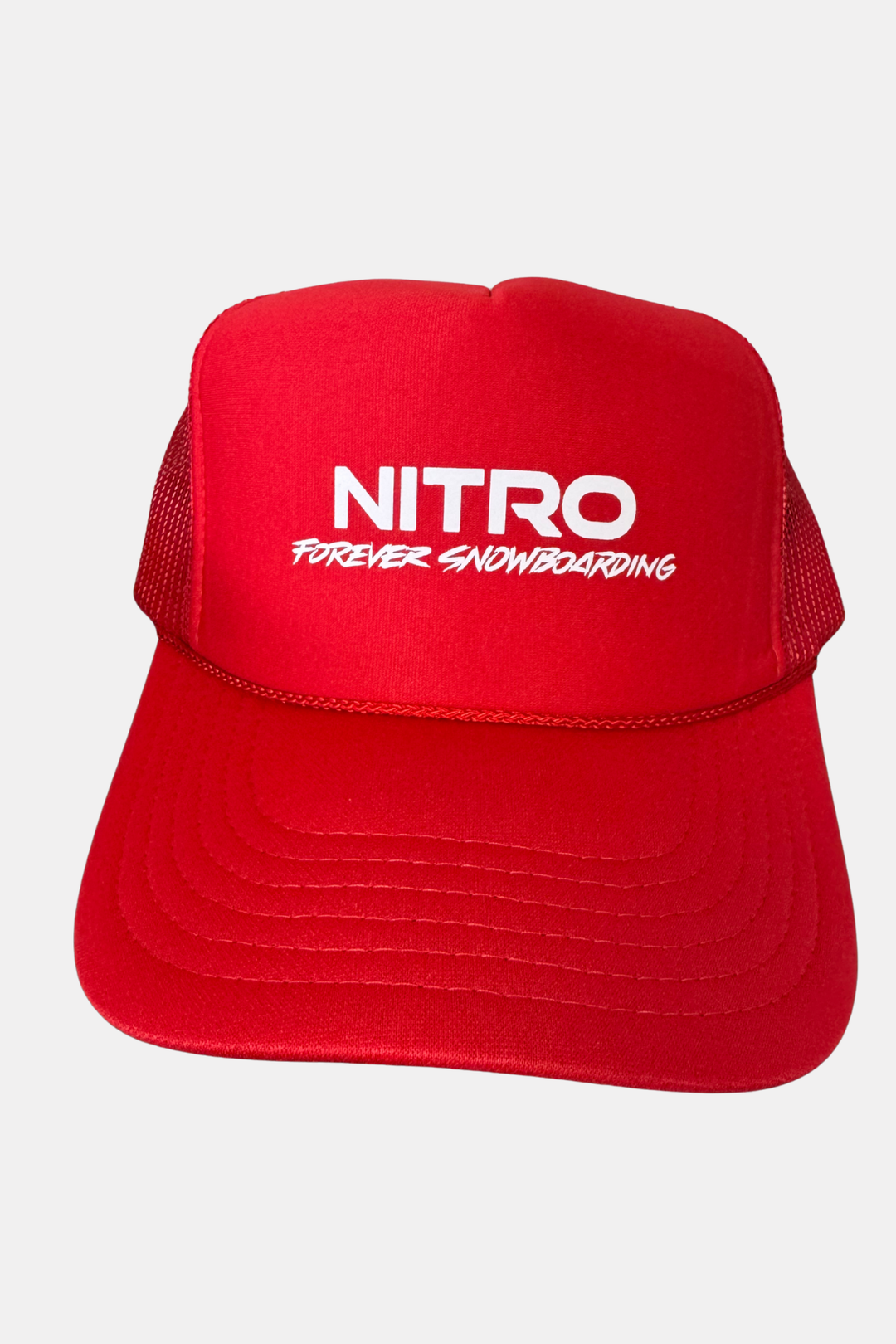 Nitro Foam Trucker Hat, Red