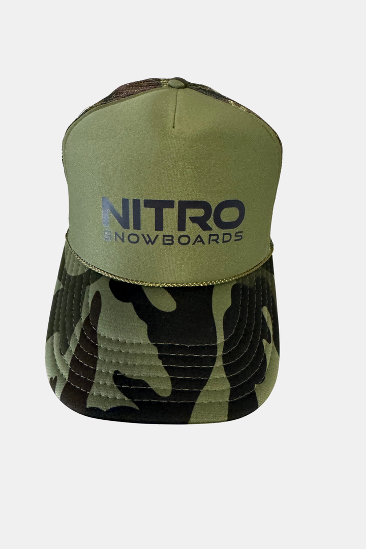 Nitro Foam Trucker Hat, Camo