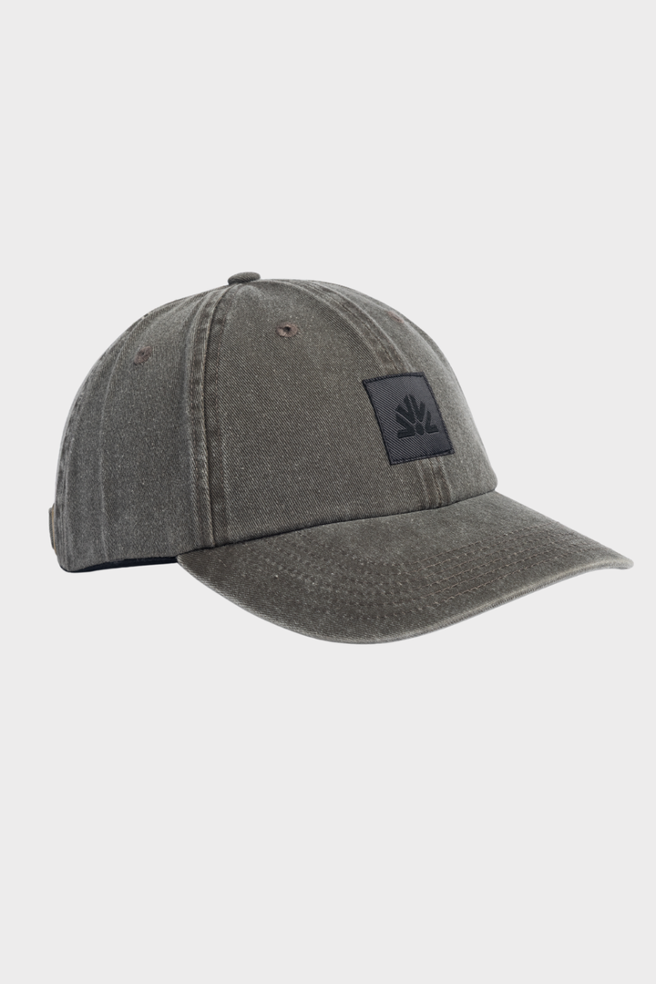 WASHED 6 PANEL STRAPBACK BLACK