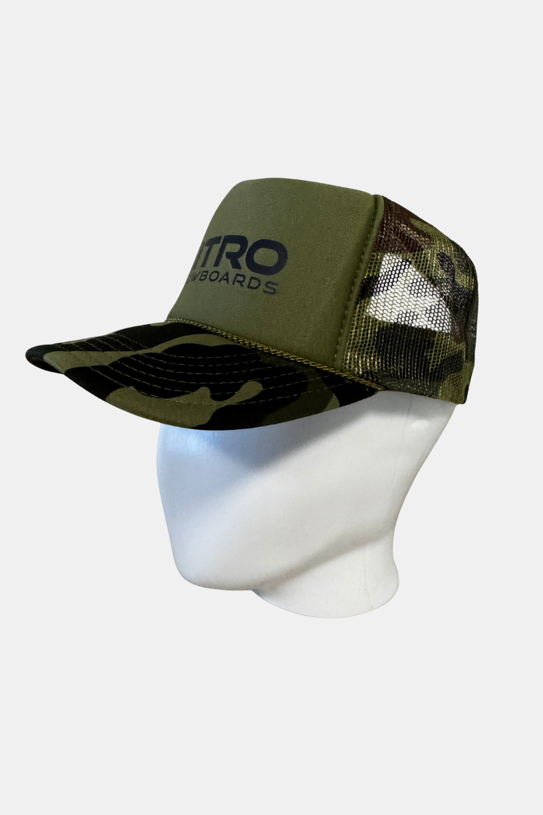 Nitro Foam Trucker Hat, Camo