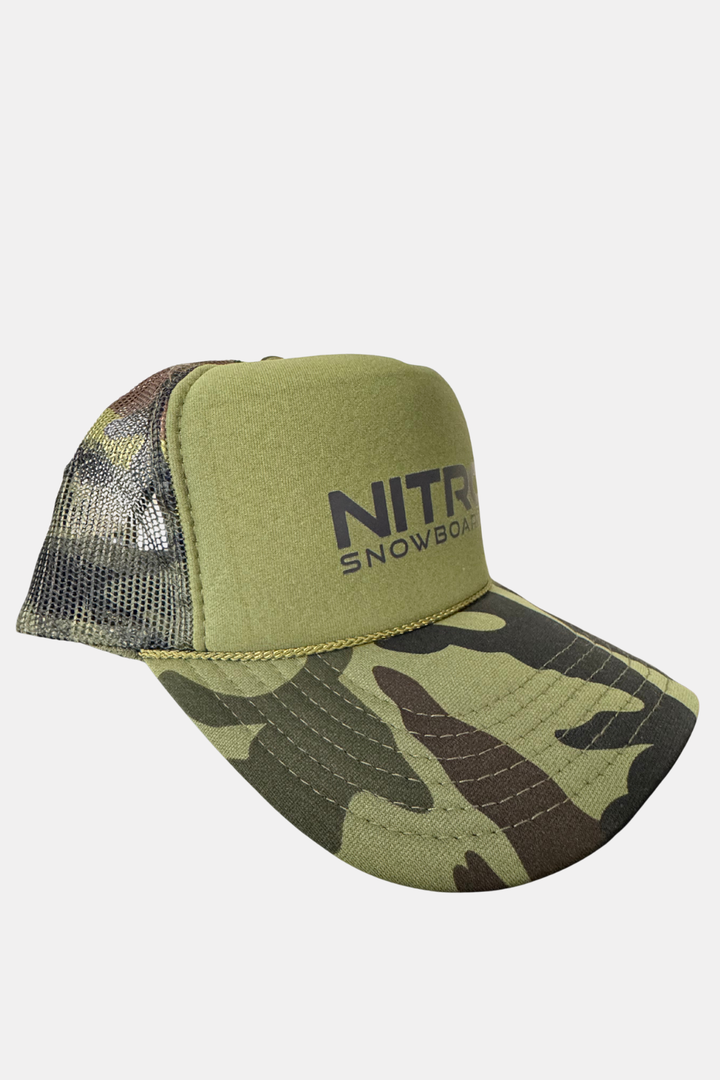 Nitro Foam Trucker Hat, Camo