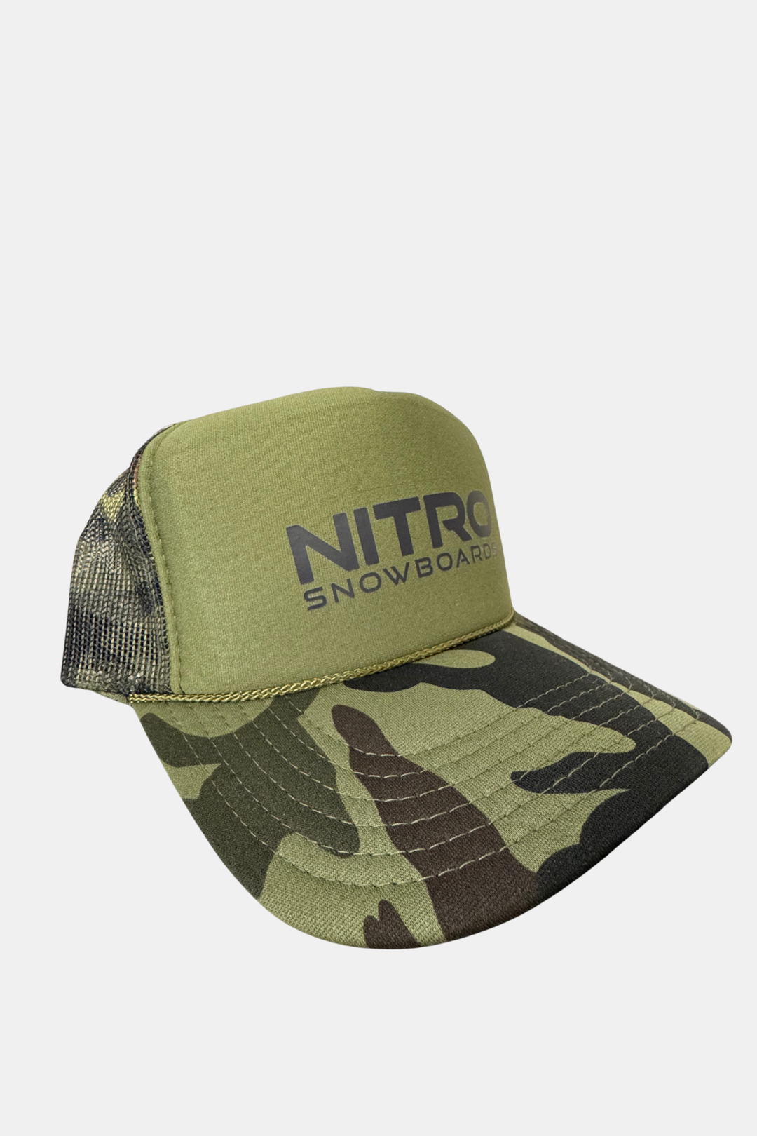 Nitro Foam Trucker Hat, Camo