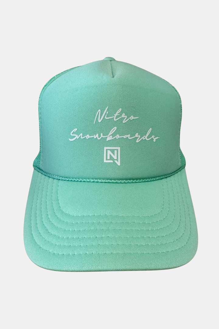Nitro Foam Trucker Hat, Seafoam