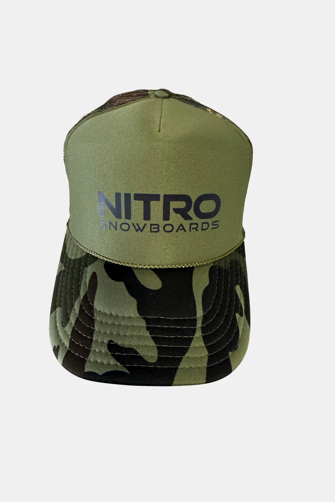 Nitro Foam Trucker Hat, Camo