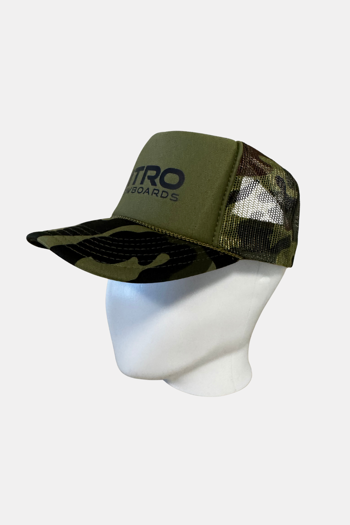 Nitro Foam Trucker Hat, Camo