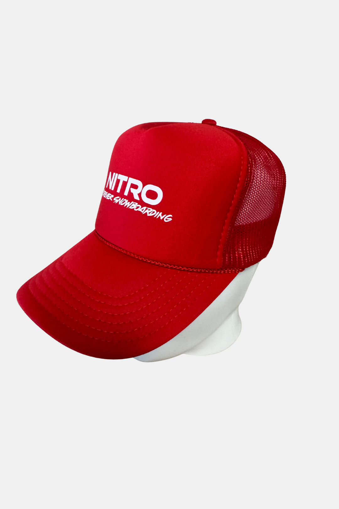 Nitro Foam Trucker Hat, Red