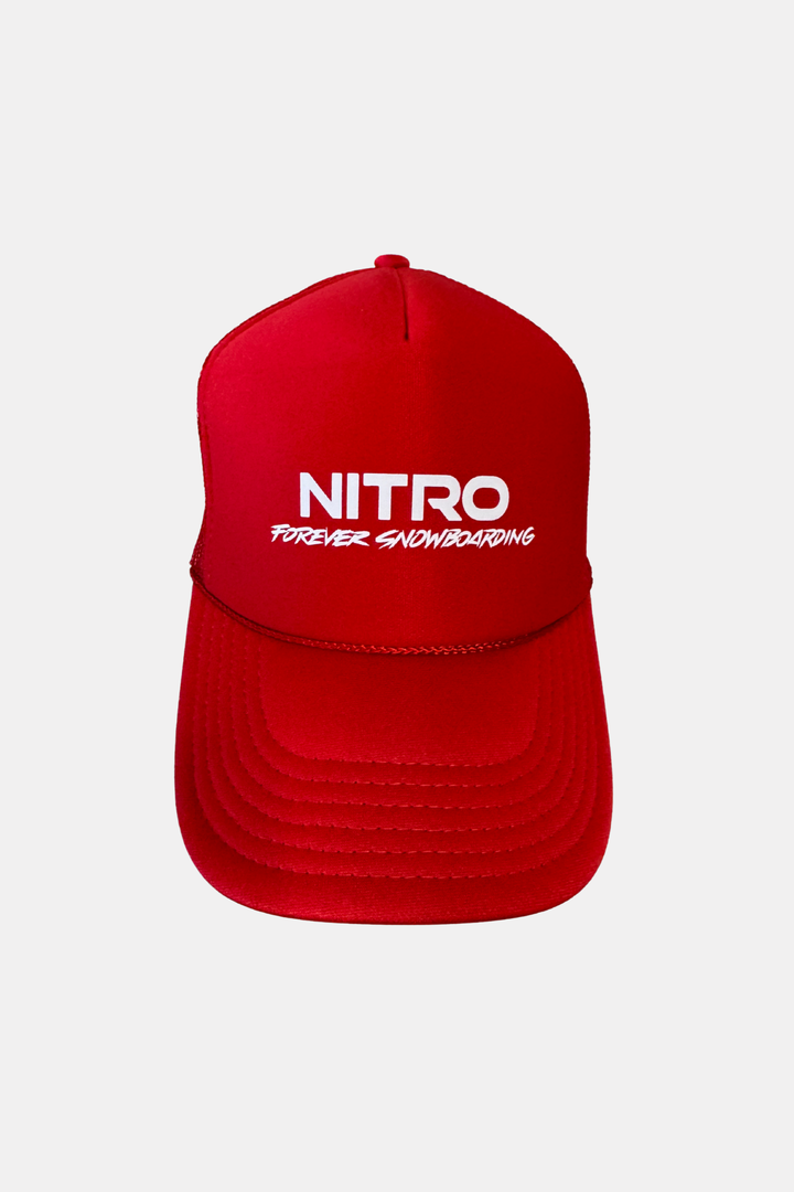 Nitro Foam Trucker Hat, Red