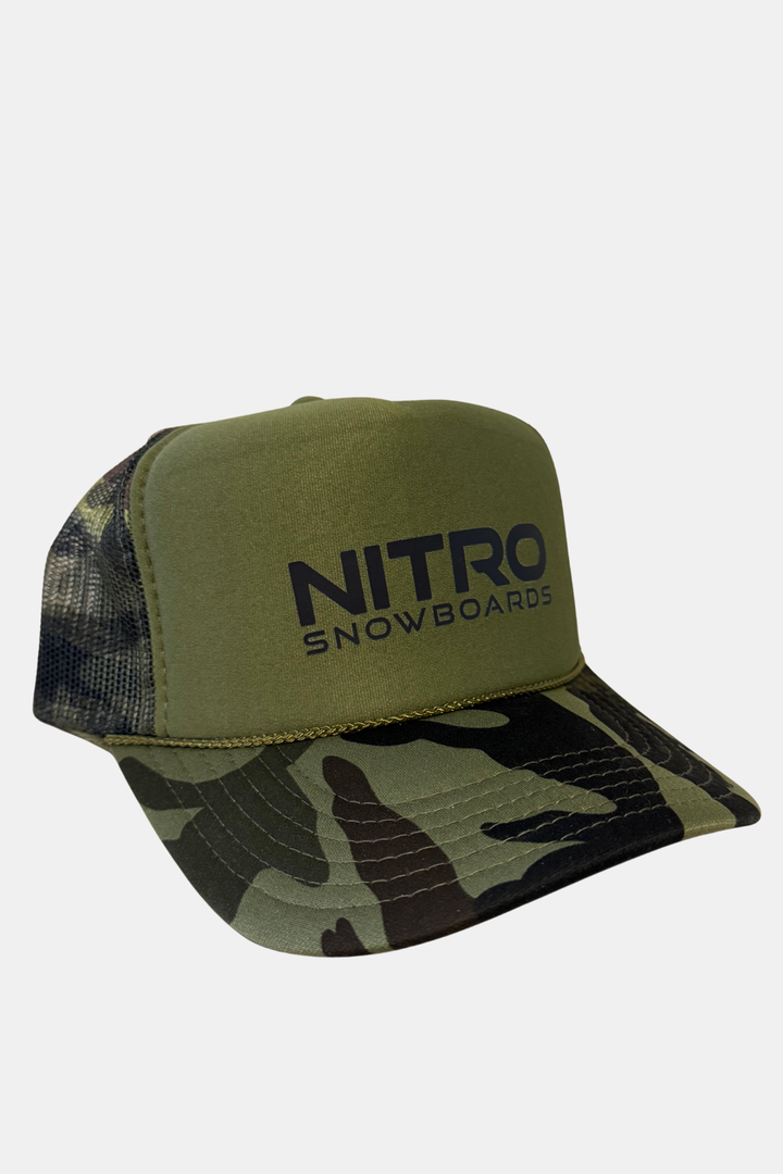 Nitro Foam Trucker Hat, Camo