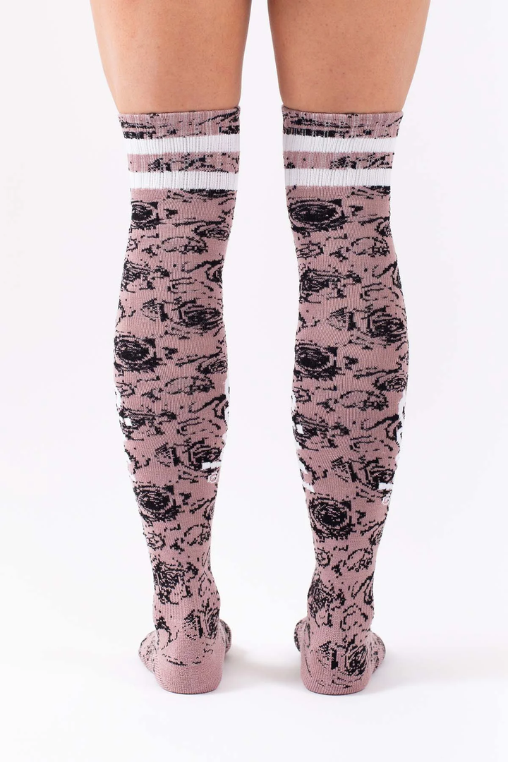 CHEERLEADER OVER KNEE WOOL SOCKS