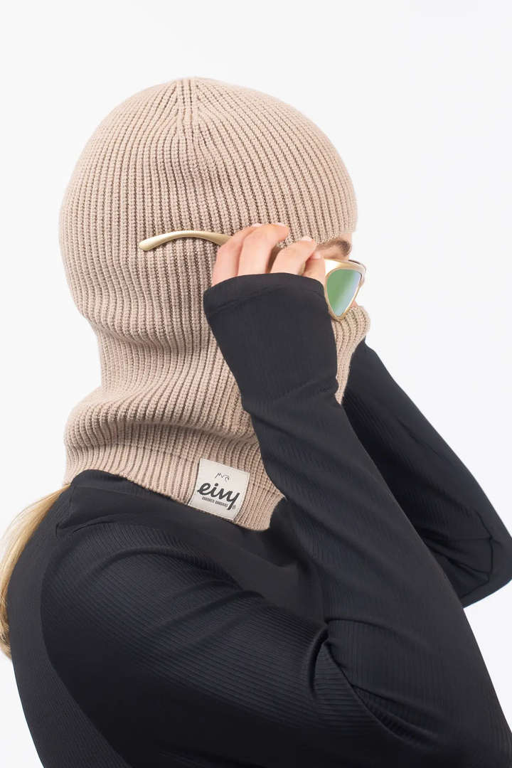 FOLDABLE KNIT BALACLAVA BEANIE