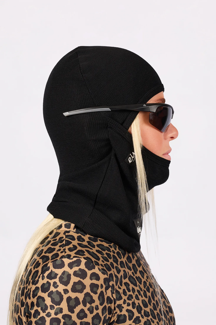 HINGE MERINO WOOL RIB BALACLAVA