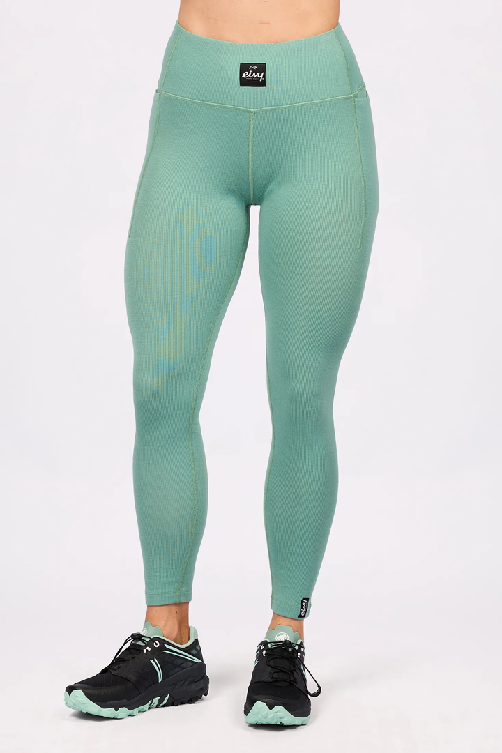 POCKET MERINO WOOL RIB TIGHTS